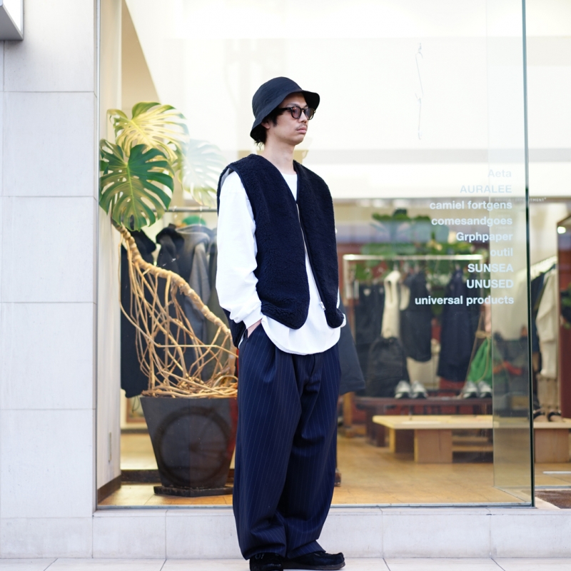 今シーズンお薦めのボアベスト。camiel fortgens(カミエルフォート