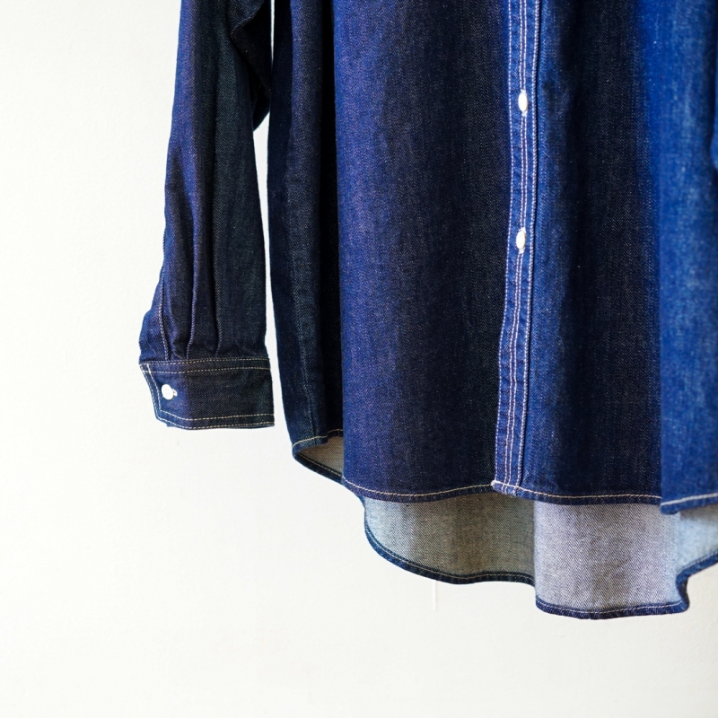 Graphpaper(グラフペーパー)Basic Collection /Denim Regular Collar