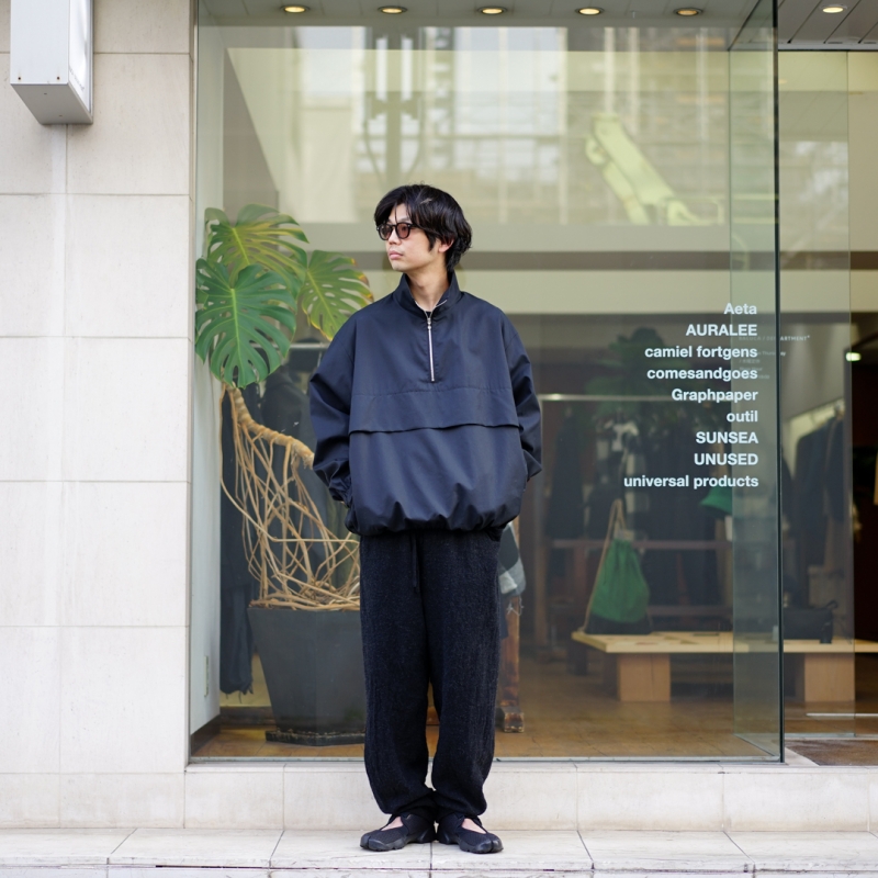 graphpaper グラフペーパー　23ss Anorak ハーフジップ Graphpaper(グラフペーパー)23SS Collectionの新作、Suvin