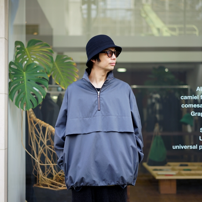 graphpaper グラフペーパー　23ss Anorak ハーフジップ Graphpaper(グラフペーパー)23SS Collectionの新作、Suvin