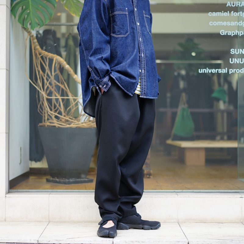 CP　Graphpaper selvage wool cook pants Graphpaper] Selvage Wool Cook Pants – MaW SAPPORO