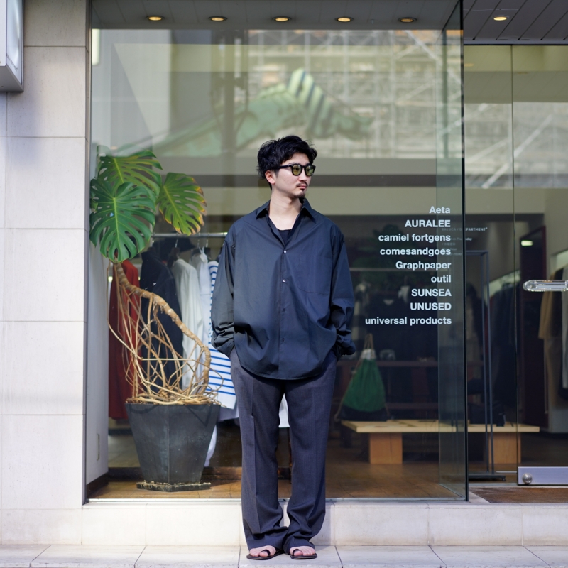 【AURALEE】SUPER FINE TROPICAL WOOL SLACKS