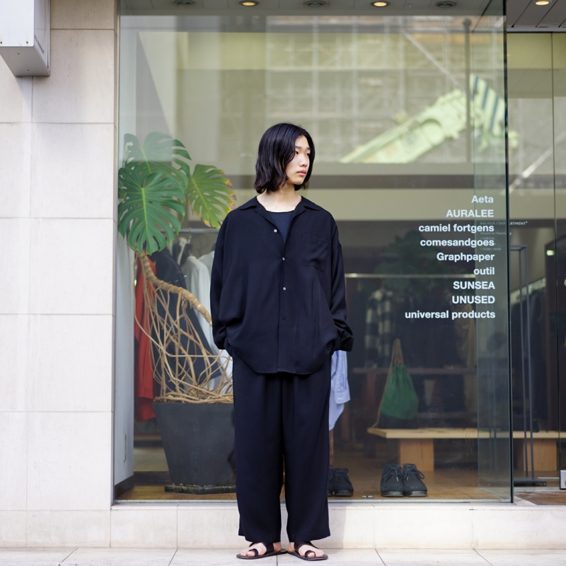 Graphpaper(グラフペーパー)23SS Collectionの新作、Viscose Cupro 