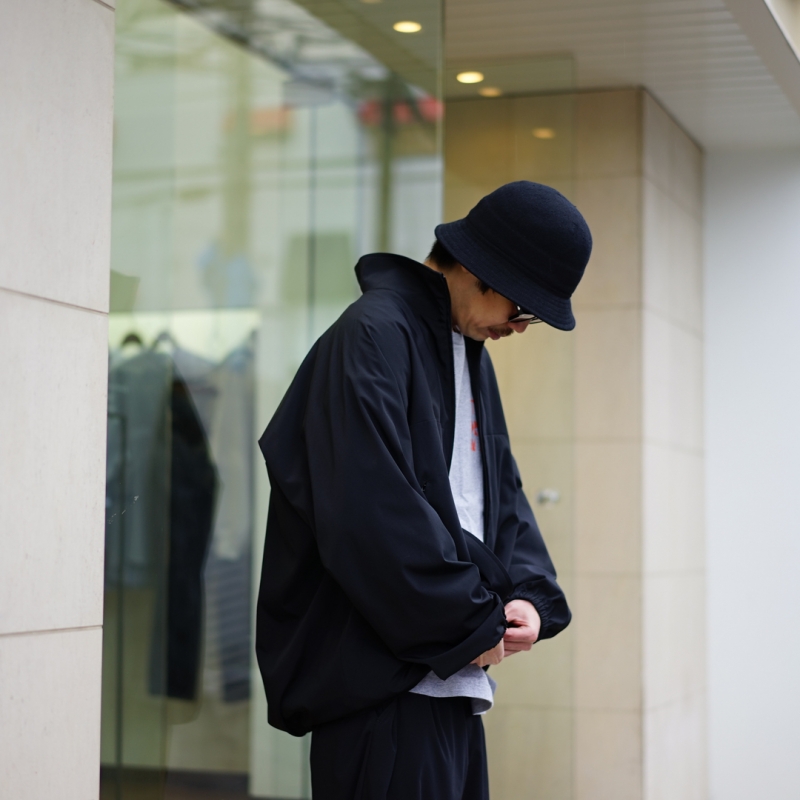 Graphpaper (グラフペーパー) Semi-Dull Poplin Stand Collar