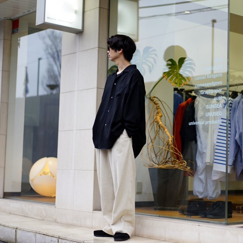 Graphpaper(グラフペーパー)23SS Collectionの新作、Viscose Cupro
