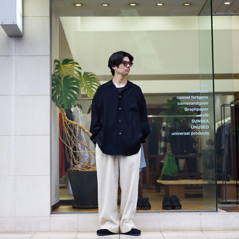 Graphpaper(グラフペーパー)23SS Collectionの新作、Viscose Cupro