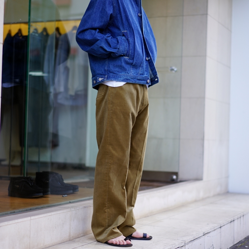 23ss AURALEE FINX CORDUROY PANTS パンツ | hartwellspremium.com