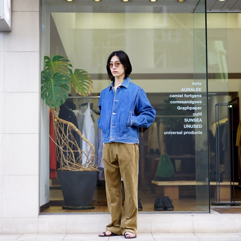 AURALEE(オーラリー)23SS Collectionの新作、Finx Corduroy Pants