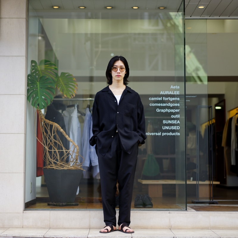 Graphpaper(グラフペーパー)23SS Collectionの新作、Wool Cupro Graphpaper(グラフペーパー)23SS Collectionの新作、Wool Cupro