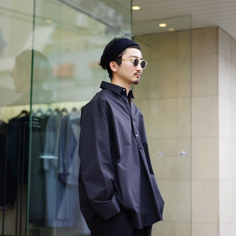 graphpaper high Gauge Jersey LS Yoke シャツ Graphpaper(グラフペーパー)23SS Collectionの新作、High Gauge