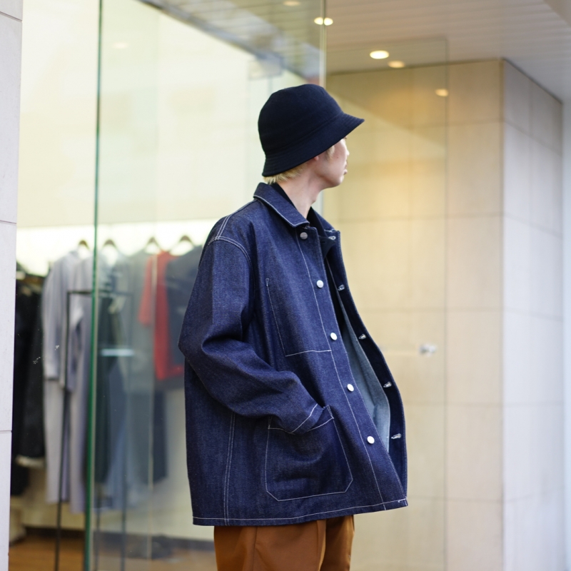 Graphpaper SELVAGE DENIM COVERALL カバーオール Graphpaper - グラフペーパー / SELVAGE DENIM COVERALL