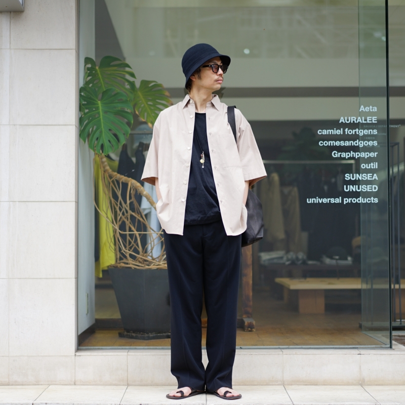 AURALEE(オーラリー)23SS Collectionの新作、 WASHED FINX TWILL BIG