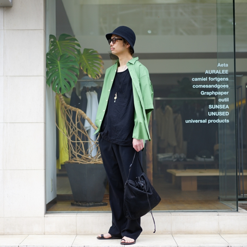 AURALEE(オーラリー)23SS Collectionの新作、 WASHED FINX TWILL