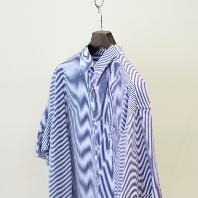 TECH REGULAR STRIPE SHIRT L/S #CHARCOAL [BE-81025] – cocorozashi