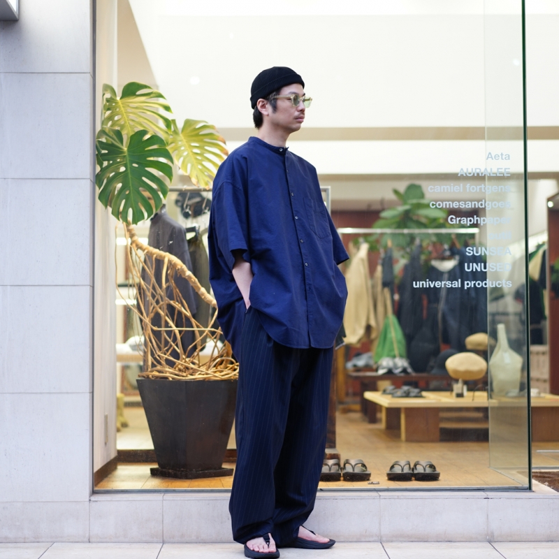 Graphpaper(グラフペーパー)の新作、 Oxford S/S Oversized Band Graphpaper(グラフペーパー)の新作、 Oxford S/S Oversized Band