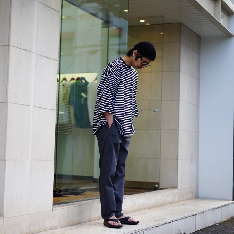 Graphpaper(グラフペーパー)23AW Collectionの新作 Compact Ponte Slim Chef Pants(GM233-40179B)のご紹介です。  | BALUCA JOURNAL