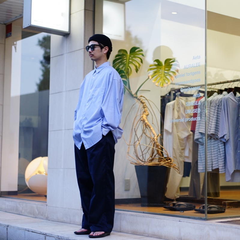 Graphpaper(グラフペーパー)23AW Collectionの新作 Suvin Chino Wide