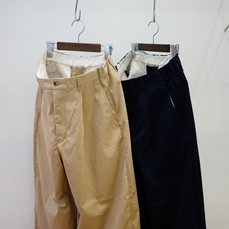 Graphpaper(グラフペーパー)23AW Collectionの新作 Suvin Chino Wide
