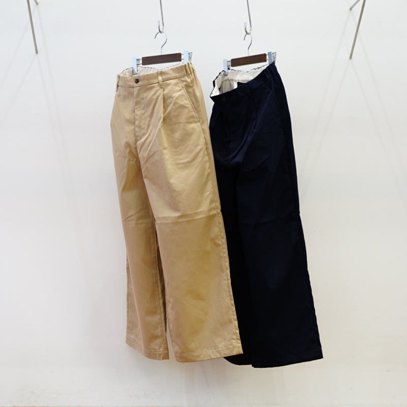 Graphpaper(グラフペーパー)23AW Collectionの新作、 Suvin Chino Wide ...