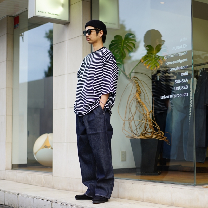 AURALEE 伊勢丹別注　パーカ＆パンツ パネルドットプリントパンツ | allureville (Women