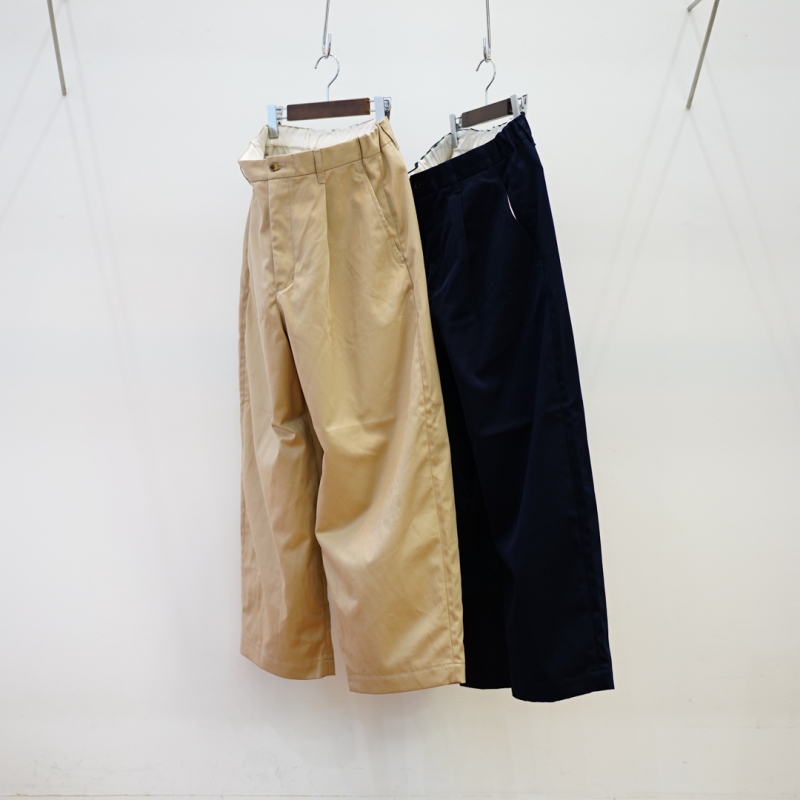 Graphpaper(グラフペーパー)23AW Collectionの新作 Suvin Chino Wide