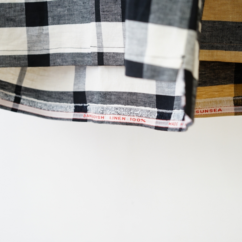 SUNSEA(サンシー)27th Collectionの新作、 Bangladesh Linen