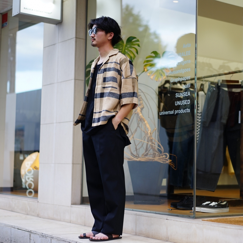 SUNSEA(サンシー)27th Collectionの新作、 Bangladesh Linen SUNSEA(サンシー)27th Collectionの新作、 Bangladesh Linen