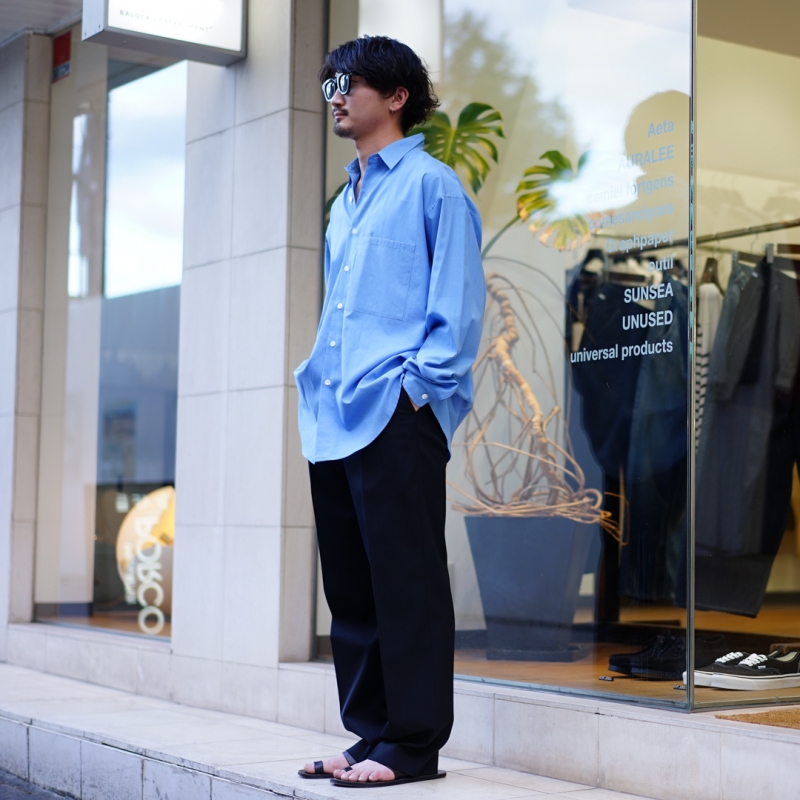 AURALEE(オーラリー)23AW Collectionの新作 Washed Finx Twill Big