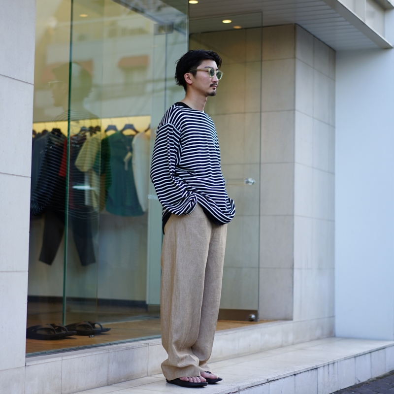 SUNSEA 29th 名作　LINEN WIDE PANTS サンシー　パンツ SUNSEA(サンシー)Bangladesh Linen w/耳 Wide Pantsのご紹介です