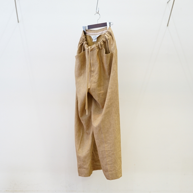 SUNSEA(サンシー)Bangladesh Linen w/耳 Wide Pantsのご紹介です