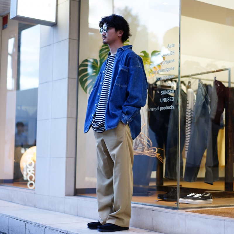 AURALEE(オーラリー)23AW Collectionの新作 Washed Heavy Chino AURALEE(オーラリー)23AW Collectionの新作 Washed Heavy Chino
