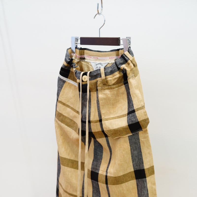 SUNSEA(サンシー)27th Collectionの新作 Bangladesh Linen Check