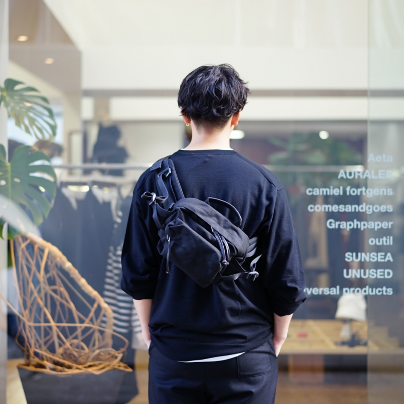 Aeta NY11 WAIST BAG S アエタ　ウエストバック　タグ有り Aeta(アエタ)Waist Bag S(NY11)/Black