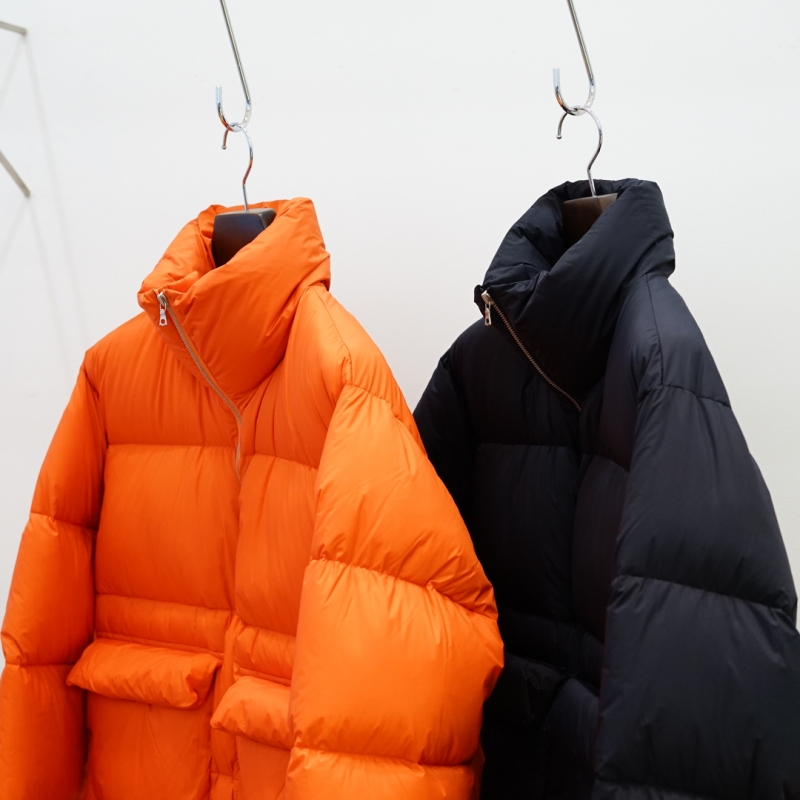 auralee NYLON RIPSTOP DOWN VEST オレンジ 5 AURALEE / Super Light Nylon Ripstop Down Vest (Orange) | twelve