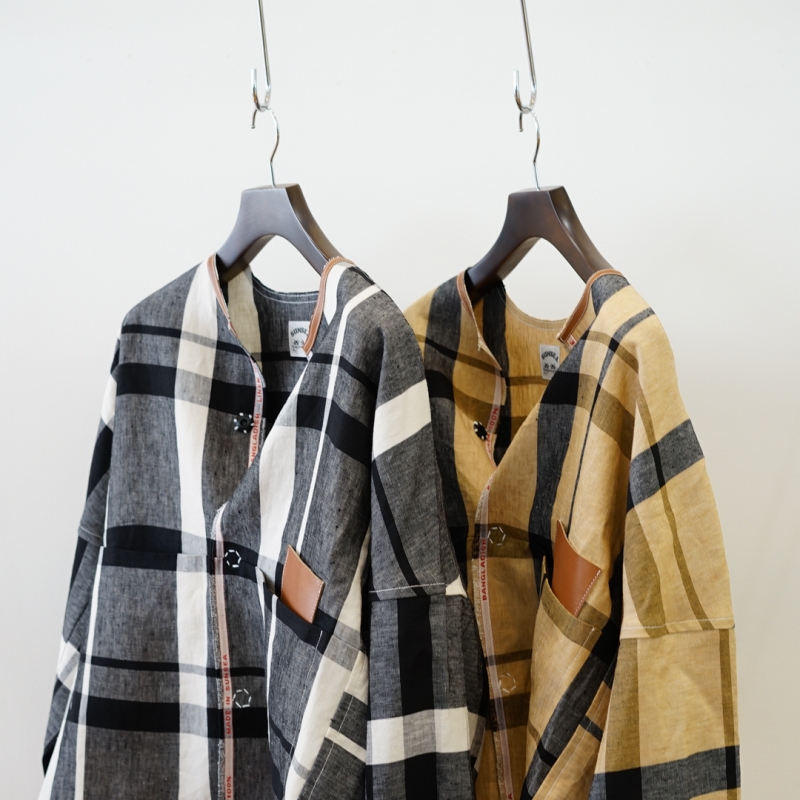 SUNSEA(サンシー) 27th Collectionの新作 Bangladesh Linen Check w/耳