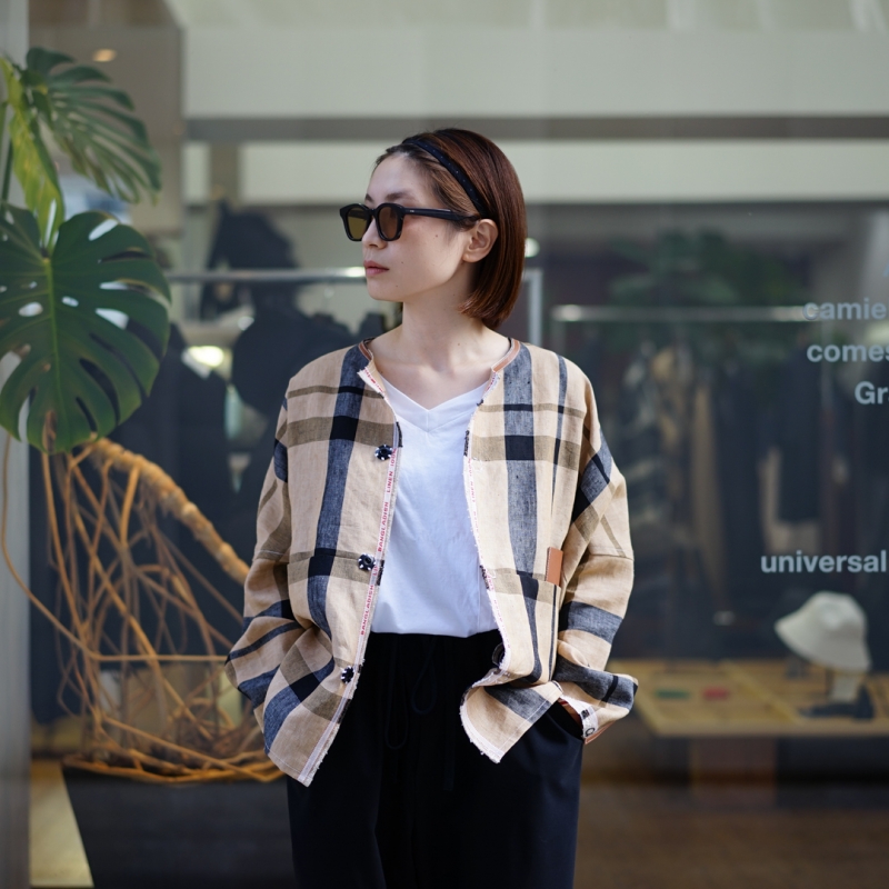 SUNSEA(サンシー) 27th Collectionの新作 Bangladesh Linen Check w/耳 