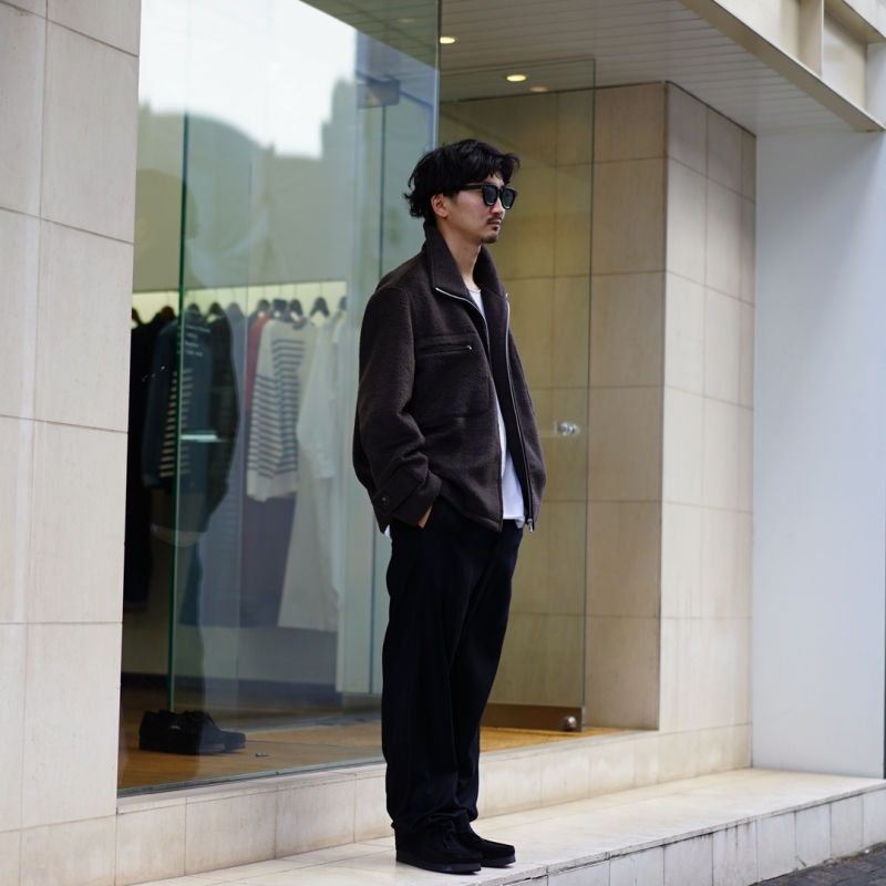 AURALEE(オーラリー)23AW Collectionの新作、 Brushed Suri Alpaca