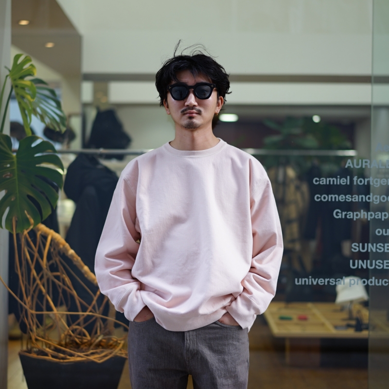 トップス 23awAURALEE SUPER MILLED SWEAT P/O AURALEE(オーラリー)23AW Collectionの新作、 Super Milled
