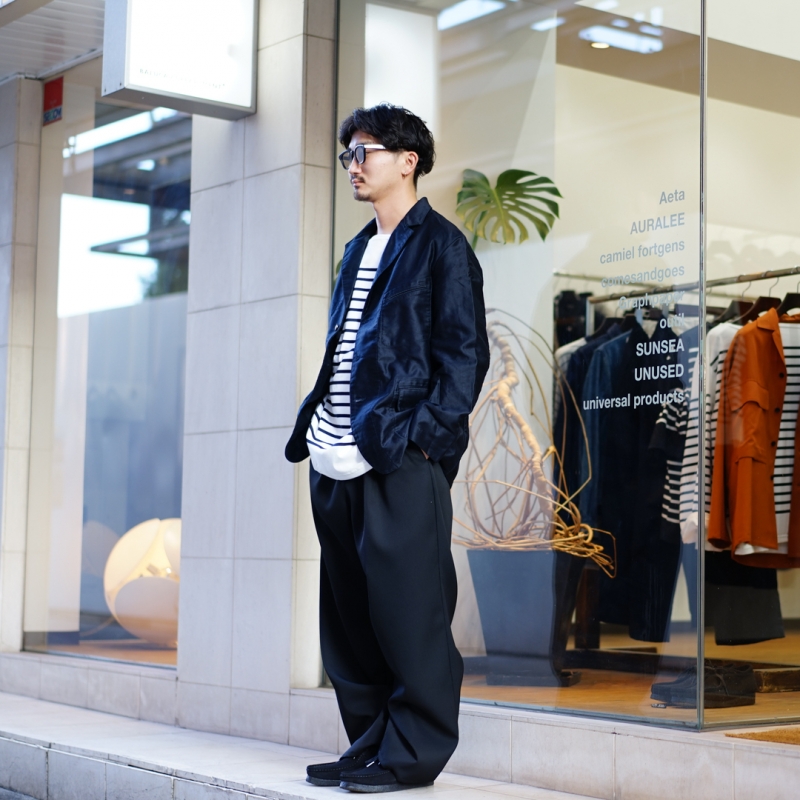 outil(ウティ)23AW Collectionの新作、 Veste Etain(GINGHAM)OV-T031