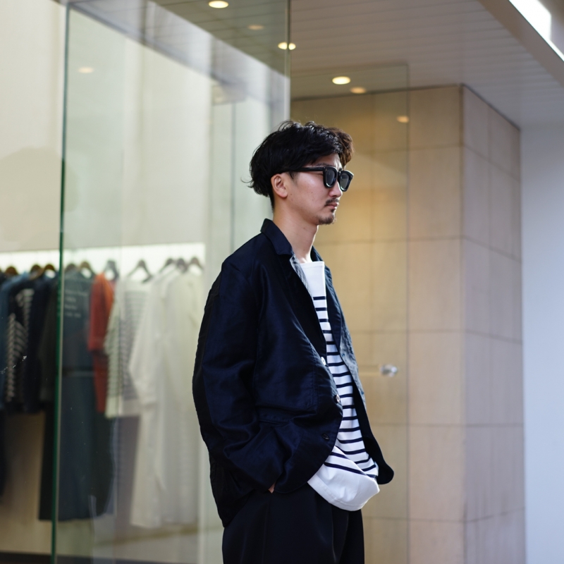 outil(ウティ)23AW Collectionの新作、 Veste Etain(GINGHAM)OV-T031