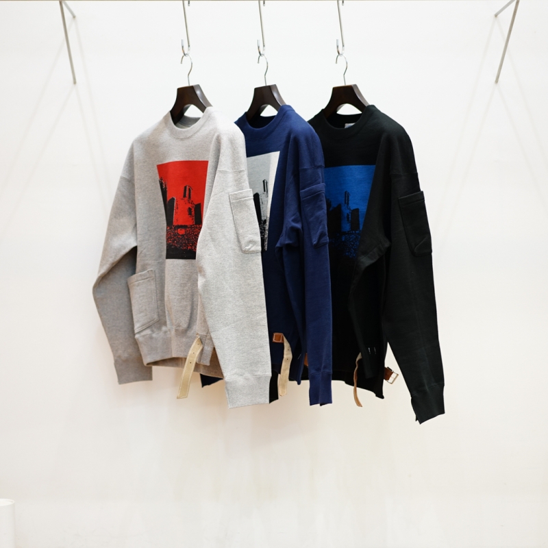 SUNSEA(サンシー)27th Collectionの新作、 Rompon Sweat/Ash SUNSEA(サンシー)27th Collectionの新作、 Rompon Sweat/Ash