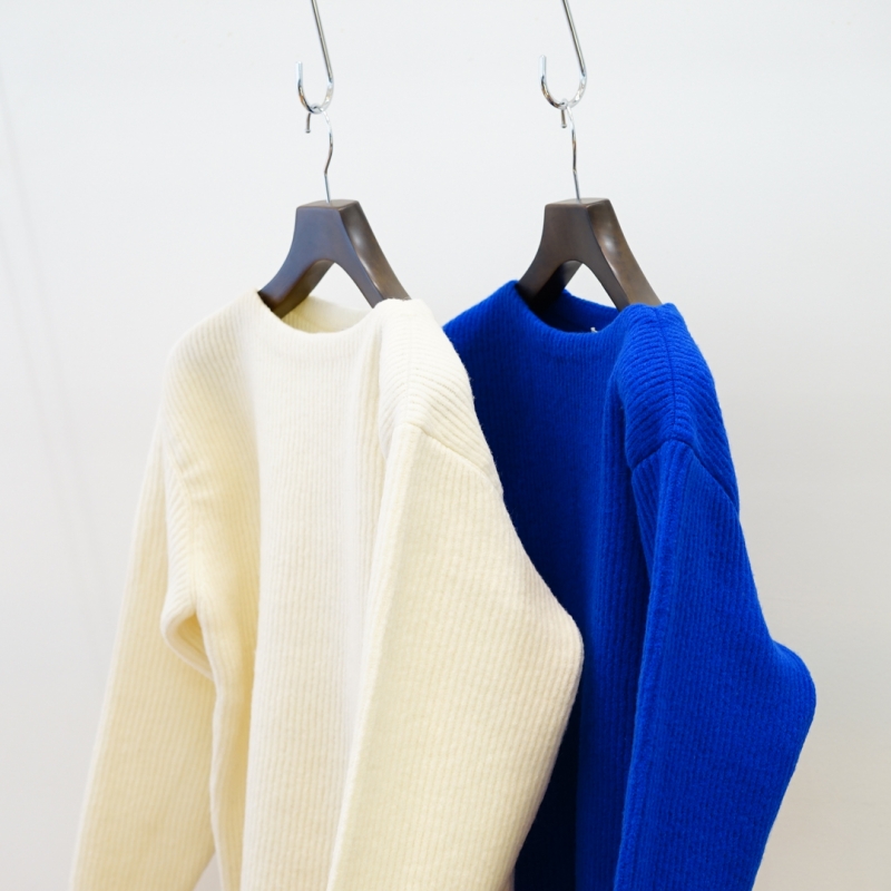 23aw 2023 オーラリー クルーネック プルオーバー ニット サイズ 1 AURALEE[オーラリー] 23AW Brushed Super Kid Mohair Knit P/O [Beige]