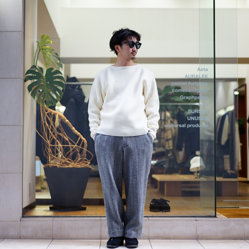 AURALEE(オーラリー)23AW Collectionの新作、 Milled French Merino