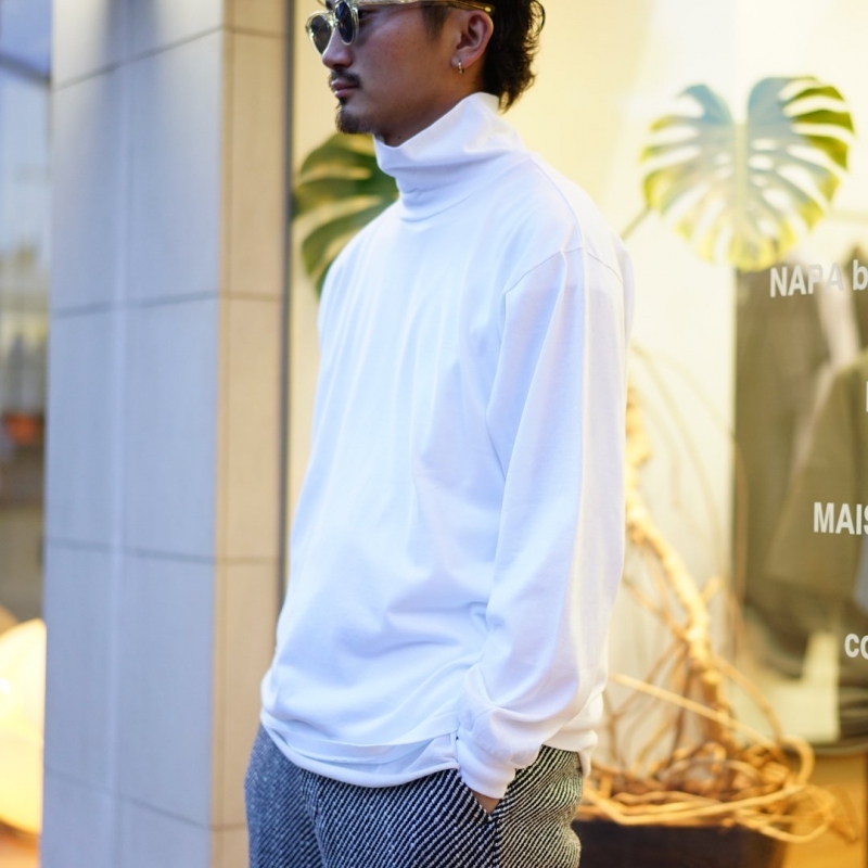 AURALEE(オーラリー)23AW Collectionの新作、 Luster Plaiting Hi Neck