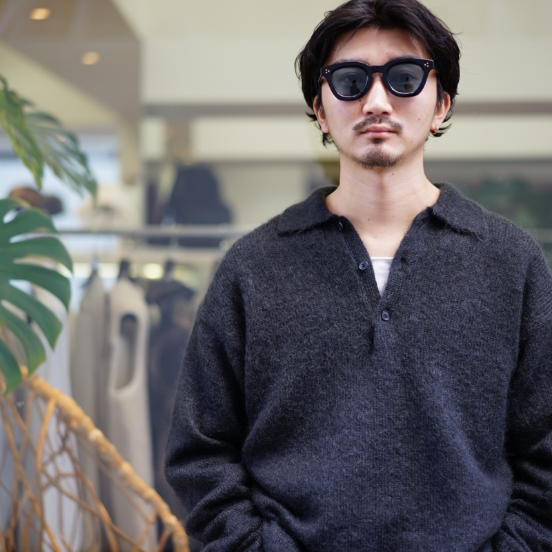 AURALEE(オーラリー)23AW Collectionの新作、 Brushed Super Kid 