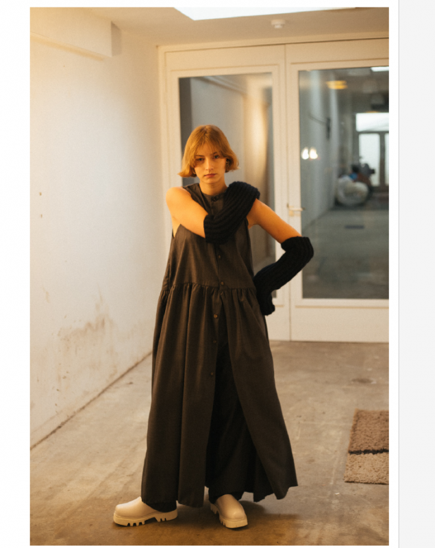 ELEPH(エレフ)23AW Collectionの新作、 Anouk Dress Wool/Grayのご紹介