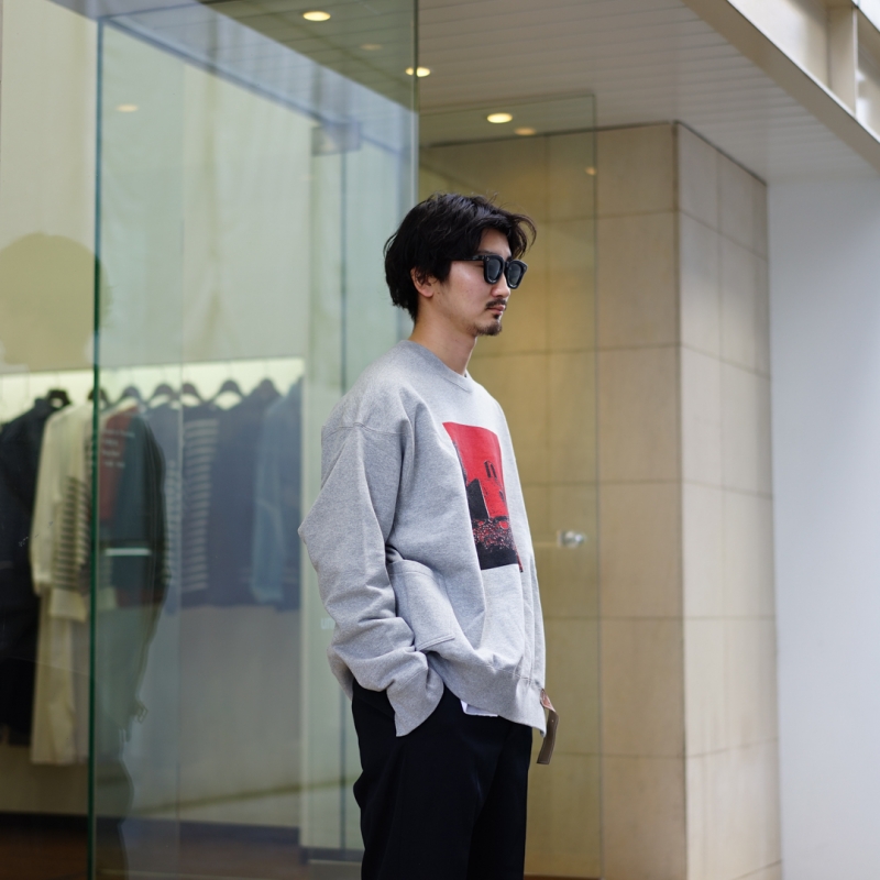 SUNSEA サンシー 23AW ROMPON SWEAT スウェット 2 グレー