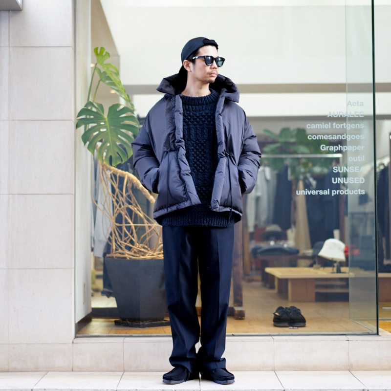 UNUSED(アンユーズド)23AW Collectionの新作、 Down Jacket(us2378)/Blackのご紹介です。 | BALUCA JOURNAL UNUSED(アンユーズド)23AW Collectionの新作、 Down Jacket(us2378)/Blackのご紹介です。 | BALUCA JOURNAL