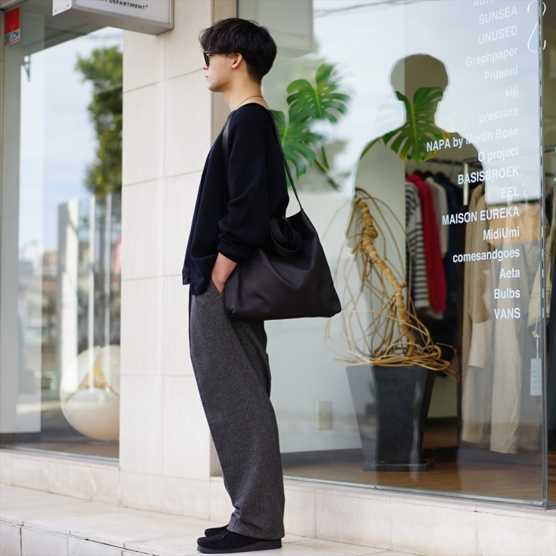 【Aeta】DA53 DOUBLE FACED SHOULDER TOTE：M 完売しておりましたAeta(アエタ)23AW Collectionの新作、DF
