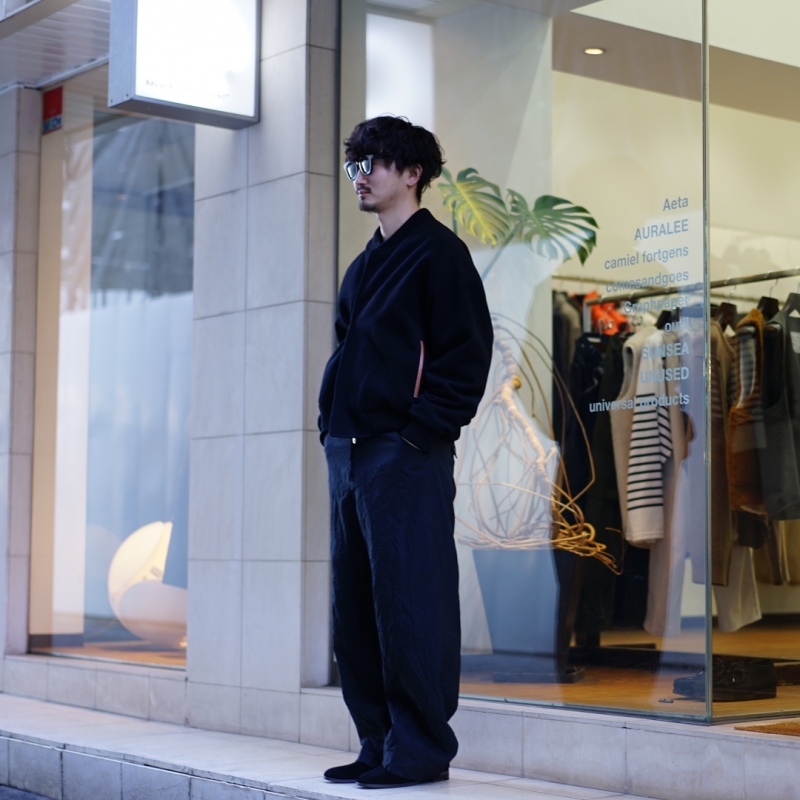 SUNSEA(サンシー)28th Collectionの新作、RAKUDA BLOUSON/BKのご SUNSEA(サンシー)28th Collectionの新作、RAKUDA BLOUSON/BKのご